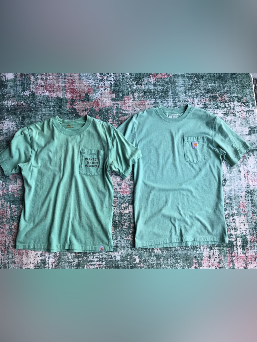 Carhartt Mint Green Short Sleeve Pocket Tees - 2-Pack